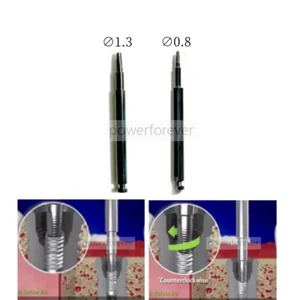 Dental Broken Screws Removal Fixture Fractured SOS Remove Tap Extractor 0.8/1.3 - Picture 1 of 8