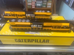 MTH CATERPILLAR #20-2471-1 SD90MAC #70 PWRD & #71 SD90MAC DUMMY #20-2471-3 RARE - Picture 1 of 12