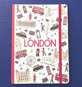 MILLY GREEN British LONDON ICONS Bus Palace Guard Foderato Quaderno Diario Nuovo - Foto 1 di 1