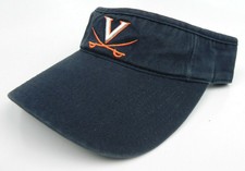 VIRGINIA CAVALIERS WAHOOS UNIVERSITY NCAA NAVY MASCOT VISOR CAP HAT NEW! WORLD