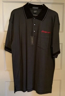 Camisa polo para hombre Snap On Tools talla mediana producto con licencia oficial nueva con etiquetas carbón Foto 1 de 4