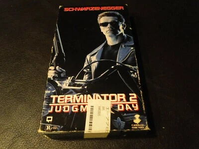 Terminator 2 Judgement Day Arnold Schwarzenegger VHS Tested - Image 1 of 2