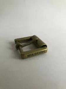 Spare Vintage Mulberry Postman Buckle from Alexa Bayswater Bag Gold Brass Belt - Imagen 1 de 6