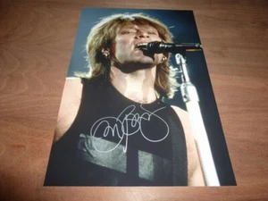 JON BON JOVI signed 12X8 photo + COA - Picture 1 of 2
