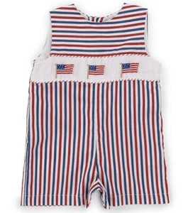 Collezione Edgehill bambino 3 mesi girocollo senza maniche smocked Jon Jon nuovo con etichetta - Foto 1 di 3