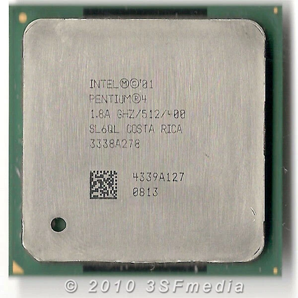 P4 - 1.8 GHz / 512 Kb / 400 MHz - SL6QL - Image 1 of 1