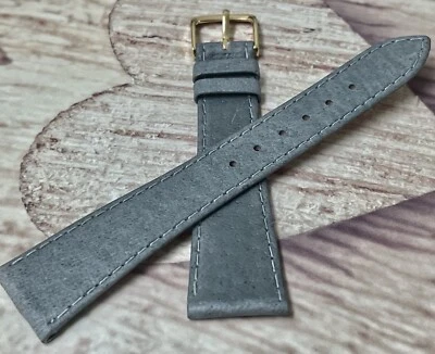 Correa de reloj vintage de 20 mm de piel de cerdo genuina totalmente cosida hecha en Europa años 60/70 Foto 1 de 4
