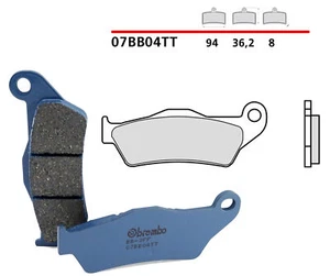 07BB04TT PASTIGLIE FRENO POSTERIORI BREMBO TT KTM ADVENTURE ABS 990 2008 - Foto 1 di 1