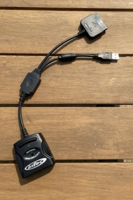 Intec Rockband/Guitar Hero 1, 2, 3 PS2/PS3 Wireless Receiver Dongle #G7787 Works - Image 1 of 3