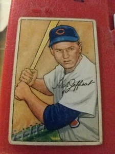 Tarjeta Bowman Hal Jeffcoat 1952 en muy buena condición - #104 - Imagen 1 de 2