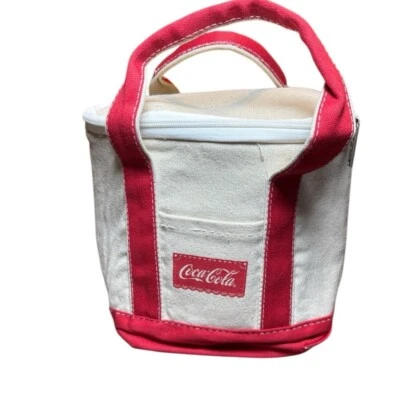 Coca Cola Red and White Lunchbox - Image 1 of 4