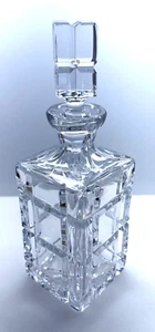 ELEGANT DEEP CUT CRYSTAL DECANTER BY MAJESTIC ~ WHISKEY ~ OLD FASHION EX COND ! - Picture 1 of 5