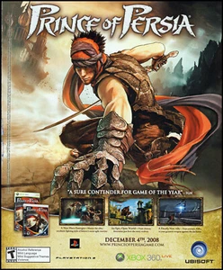 Ubisoft Prince of Persia 2008 videojuego lanzamiento foto impresión anuncio 80 - Imagen 1 de 1
