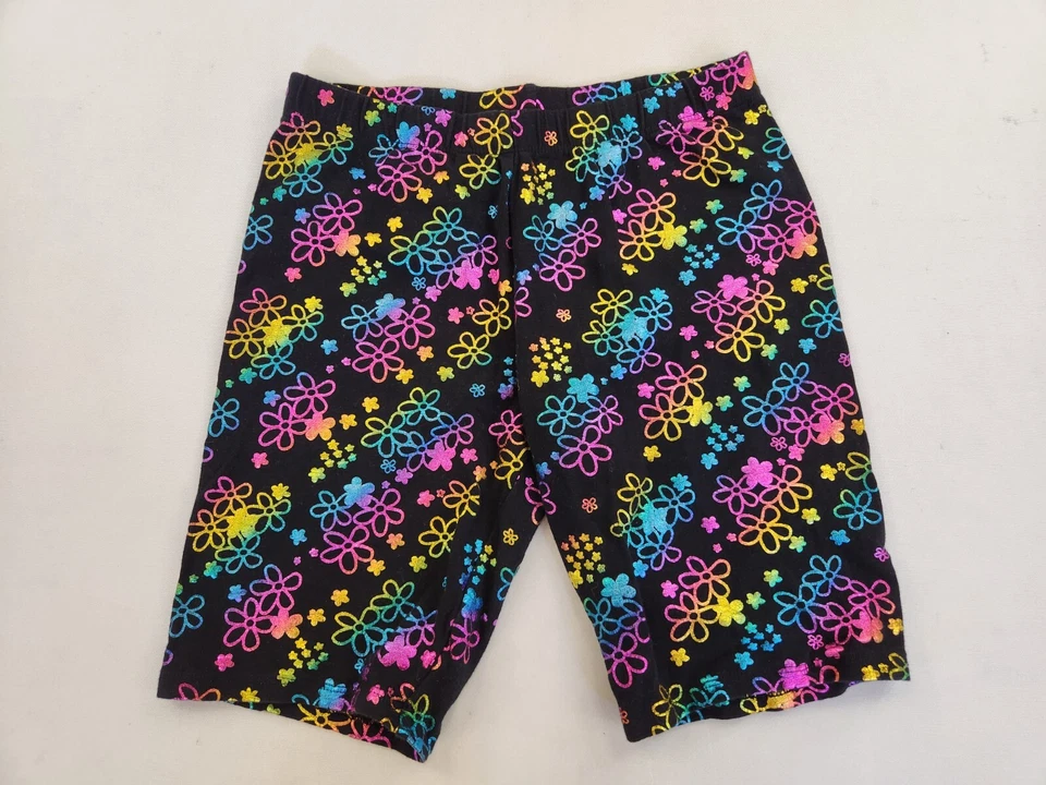 Pantalones Cortos de Yoga Faded Glory Niños Niñas L 10-12 Activos Arco Iris Flores Baile Juego Foto 1 de 4