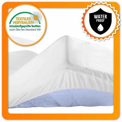 FELUNA Molton wasserdichte Matratzenauflage Matratzenschoner Spannbetttuch wasserdicht