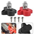 Insulated Terminal Studs with M8 Red & Black Power Post for Marine Boat Car RV
