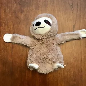 Warmies Microwavable French Lavender Scented Plush Jr. Brown Sloth 8” Weighted - Picture 1 of 6