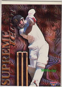 1995 Futera Cricket Supreme Team #st1: Michael Slater #/7000 Australia tarjeta de error - Imagen 1 de 1