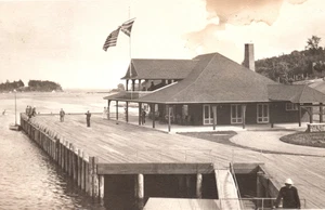 RPPC Camden ME Maine Yacht Club Echtfoto Postkarte - Bild 1 von 3