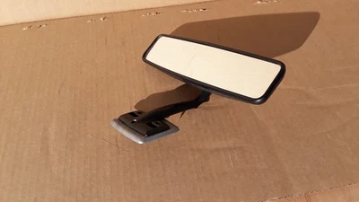 1975-1985 Volvo 240 Interior Rear View Mirror W/Bracket 1224134 OEM - Image 1 of 4