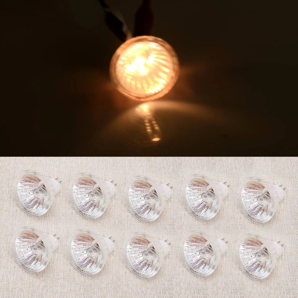 10x Warm White MR11 35W Bi-pin Halogen Bulbs Spotlight Lamp Bulbs ab - Image 1 of 4