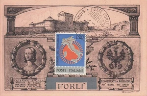 03116) CARTOLINA VII GIORNATA FRANCOBOLLO FORLI' REGGIMENTI ROMAGNA N 74 - Picture 1 of 2