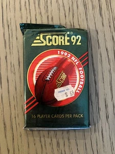 1992 Score Sealed Football Pack - Picture 1 of 2