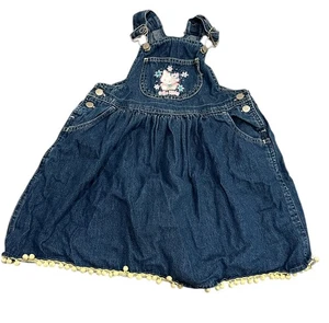 Falda de vestir jersey de mezclilla vintage Y2K años 90 Sanrio Hello Kitty niñas (6X) - Imagen 1 de 6