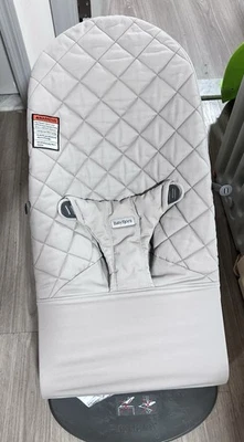 BabyBjörn Cotton Bouncer Bliss - Sand Gray - Image 1 of 2