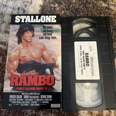 Rambo First Blood Part 2 VHS  1985 Buy 2 Get 1 Free - Image 1 of 2