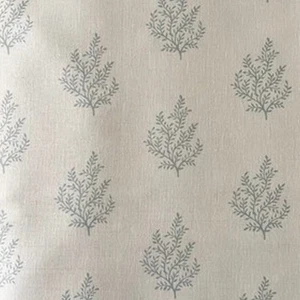 Peony and Sage - Olivia Grande - Parma Blue on Ivory Linen - Fabric - 53cmX142cm - Picture 1 of 1