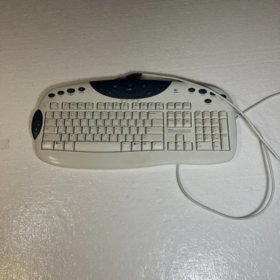 Logitech Internet Navigator Multimedia Keyboard Y-BF37 867224-0100 Wired - Image 1 of 4