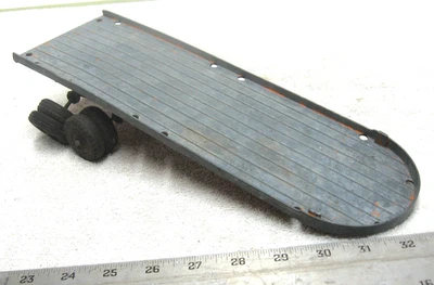 Semirremolque Hubley Lowboy de colección juguete fundido a presión Foto 1 de 4