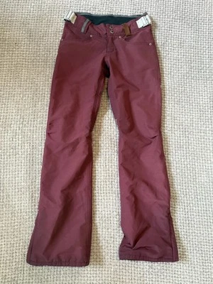 Pantalones de nieve Holden Alpine Ski Snowboard pierna acampanada ajuste ajustado - Rojo - XS  Foto 1 de 4