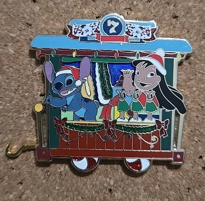 Disney WDI Stitch And Lilo Holiday Train LE 200 Pin Christmas Train  - Image 1 of 1