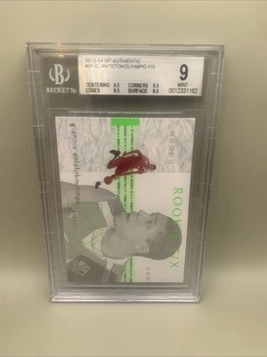 2013 Upper Deck SP Authentic Giannis Antetokounmpo F/X Rookie Graded 9🔥 - Image 1 of 3