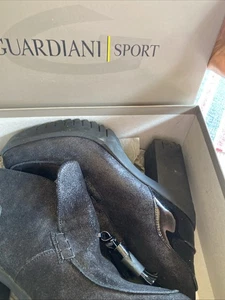 Guardiani Sport Gr. 39 Made In Italy Stiefelette Schwarz Leder - Bild 1 von 10