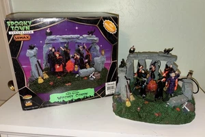 Lemax Spooky Town Witches Coven Halloween Village Light Decoration Resin ~ READ - Picture 1 of 21