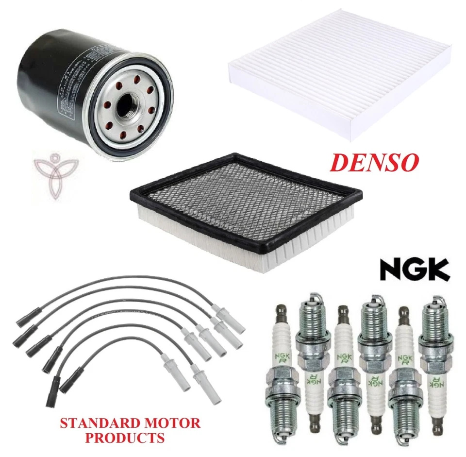 Tune Up Kit Filters Spark Plugs Wire For CHRYSLER TOWN & COUNTRY V6; 3.3L 08-09 - Image 1 of 1