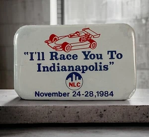 1984 Indy Indianapolis 500 Pinback Badge Button Pin Vintage Ricky Mears Winner - Picture 1 of 5