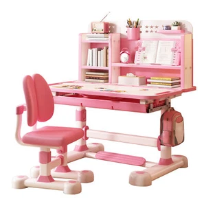 Kinder Schreibtischstuhl Set, höhenverstellbar mit Sitzkorrektor, ergonomisch - Bild 1 von 26