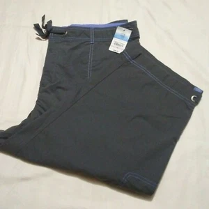 WP22 NWT SJB 1X 40x20.5 Grey Active Wear Capris MSRP $30 - Picture 1 of 5