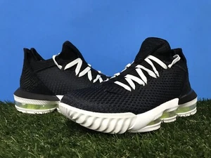 Nike LeBron XVI 16 Low Basketball Shoes Python Black Volt CI2668-004 sz 7.5 mens - Picture 1 of 7