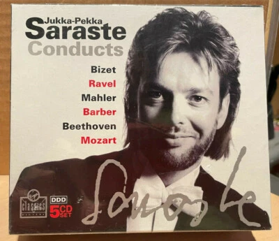 VIRGIN 5-CD Box Set: Saraste – Conducts Bizet, Ravel, Mahler, Barber etc 1994 SS - Image 1 of 4