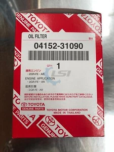 10 x Genuine Toyota Oil Filter 04152-31090 for Camry Aurion Kluger RAV4 Tarago - Picture 1 of 5