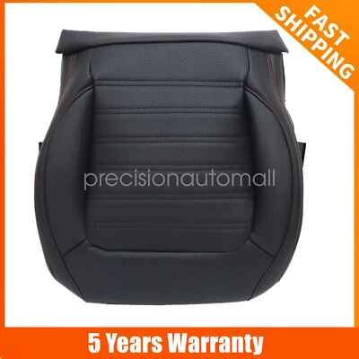 Cubierta de asiento perforada inferior del conductor negra apta para Volkswagen Jetta GLI 2011-2018 Foto 1 de 4
