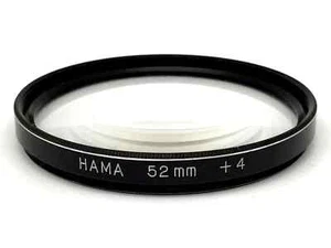 Hama Zoom Lense Close-Up +4 Filter 52mm Circular Filter Thread M52 - Picture 1 of 1