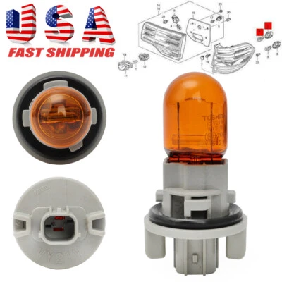 Intermitente marcador lámpara enchufe bombilla señal de giro para Acura MDX Honda Civic Fit Foto 1 de 4