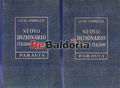 Nuovo dizionario italiano-spagnolo Paravia Ambruzzi Lucio Lingua spagnola  - Immagine 1 di 1