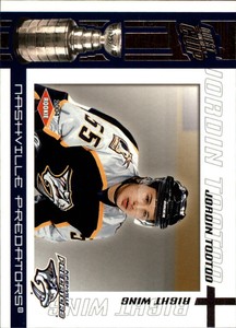 2003-04 Pacific Quest for the Cup Predators Hockey Card #123 Jordin Tootoo RC